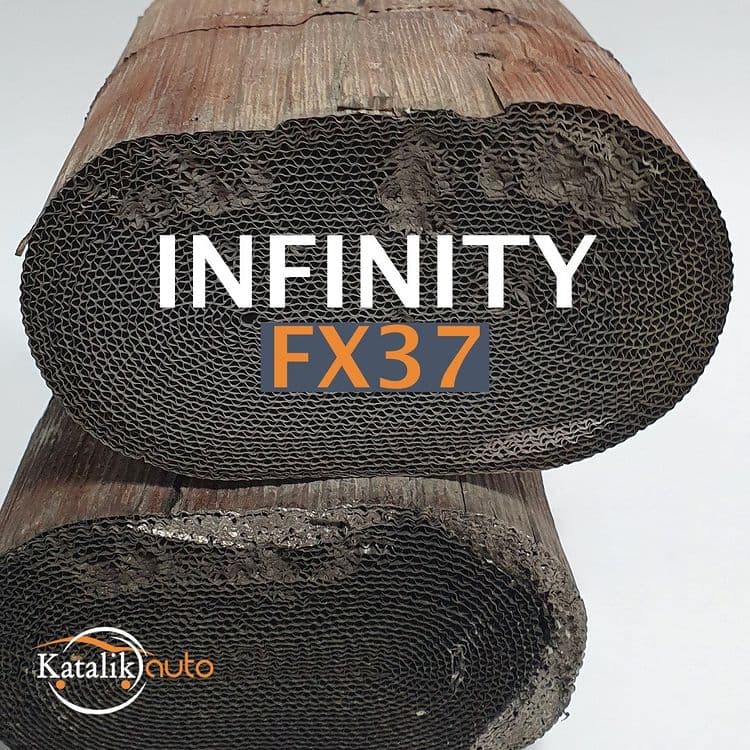 Фото катализатора с Infinity FX37